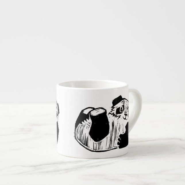 Panda Play Espresso Mug (Front Right)