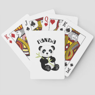 Panda Playing Cards