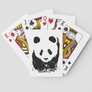 Panda Playing Cards
