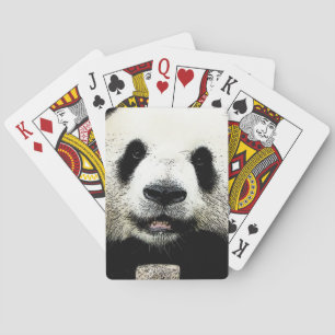 Panda Playing Cards
