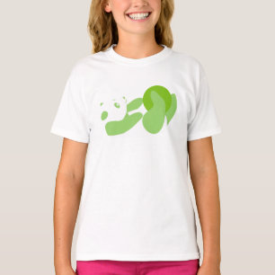 Panda Playing (Green) T-Shirt