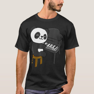 Panda Playing Piano  T-Shirt