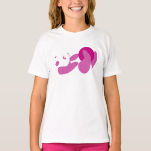 Panda Playing (Purple) T-Shirt