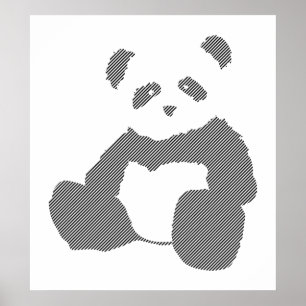 panda plush. poster