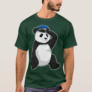 Panda Police Police hat T-Shirt