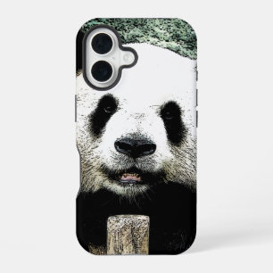 Panda Pop Art iPhone 16 Case