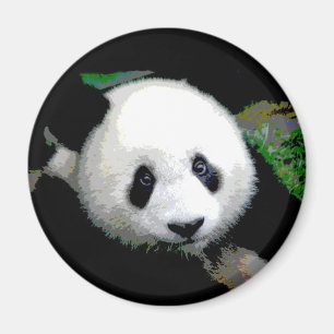 Panda Pop Art Magnet