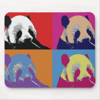 Panda Pop Art Mouse Pads