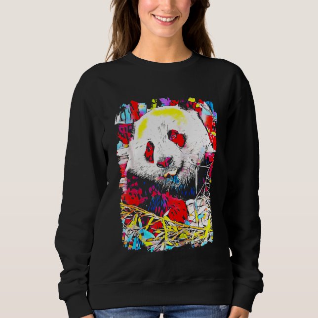 Panda Pop Art Sweatshirt (Front)