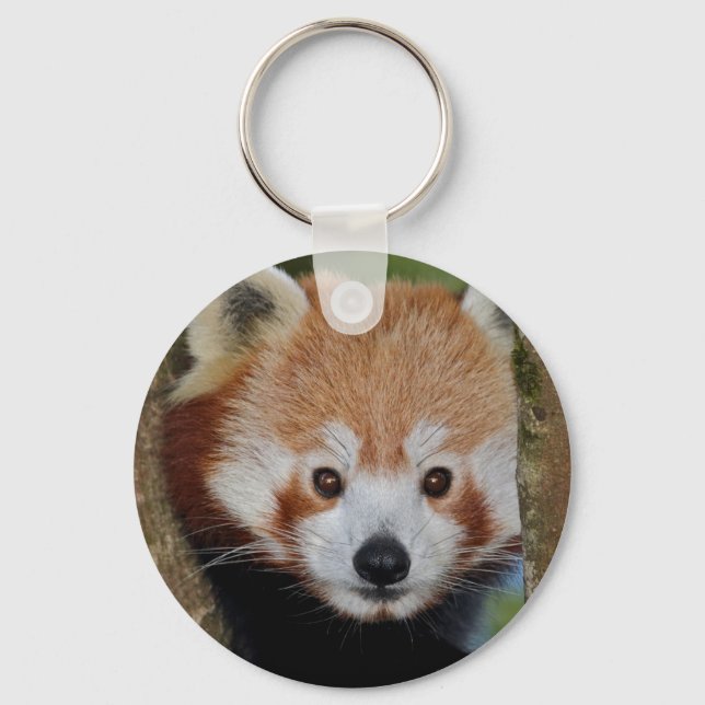 Panda Portrait Keyring (Front)