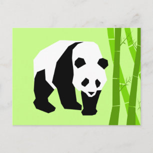 Panda Postcard