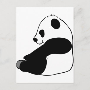Panda Postcard