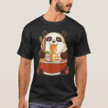 PANDA POWERED BY RAMEN | Fat Panda Eating Ramen T-Shirt<br><div class="desc">PANDA POWERED By RAMEN,  cute kawaii Panda eating Ramen,  great gift for those Panda lovers and Ramen lovers</div>