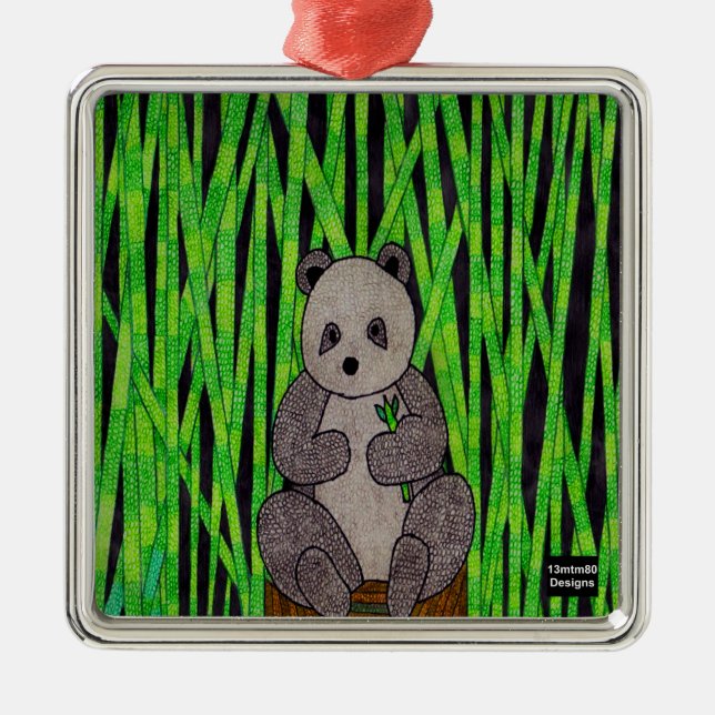 Panda - Premium Ornament (Front)