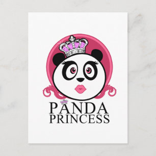 Panda Princess Postcard