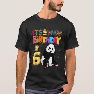 Panda Py Animal 6Th Panda T-Shirt
