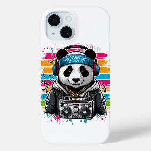 Panda Rapper iPhone 15 Case