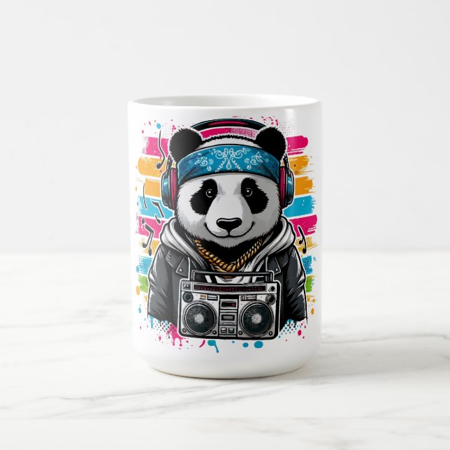 Panda Rapper Coffee Mug (Center)