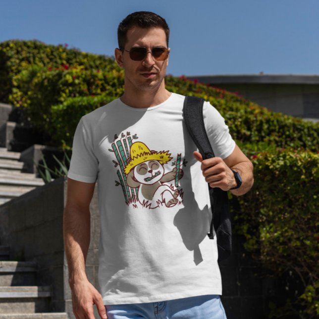 Panda Reading T-Shirt (Creator Uploaded)