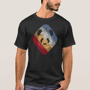 Panda Retro Vintage Distressed Zoo Animal Wildlife T-Shirt