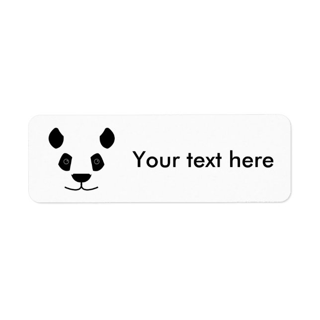 Panda Return Address Label (Front)