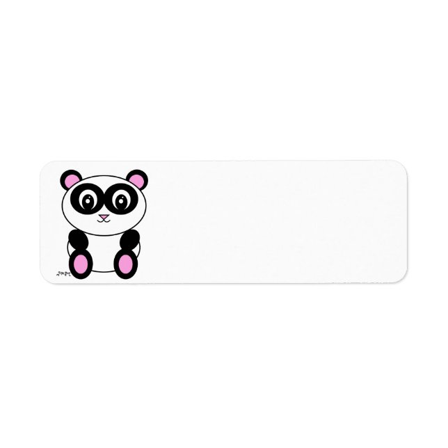 Panda Return Address Label (Front)