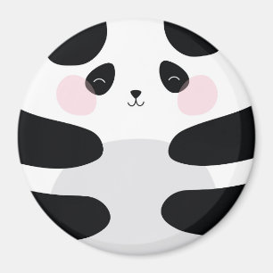 PANDA ROUND MAGNET