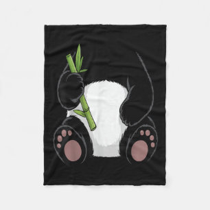 Panda Shirt Adult Kids Men Women Panda Bear Costum Fleece Blanket