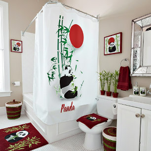 Panda   shower curtain