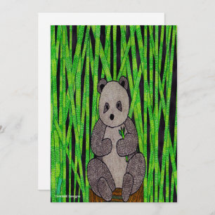 Panda (single) - Greeting Card