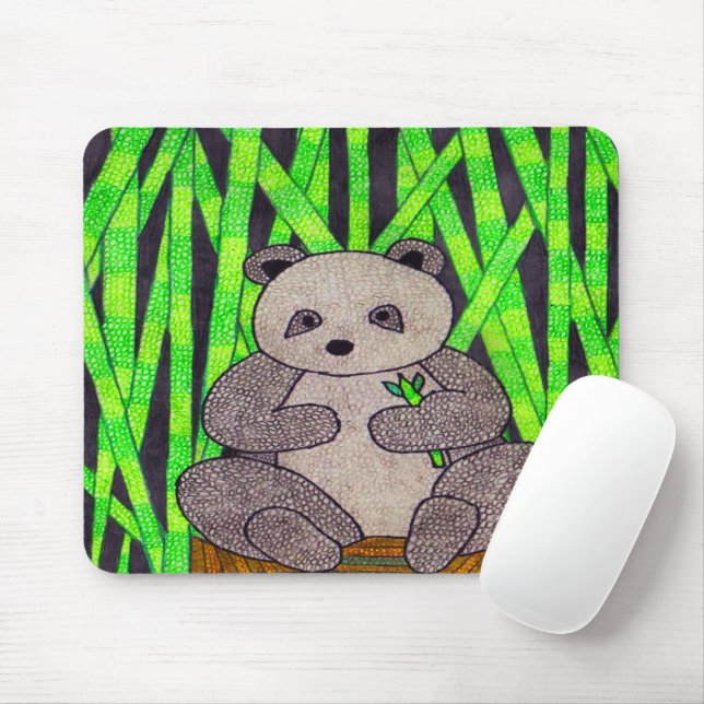 Panda (single) - Mouse Pad (With Mouse)