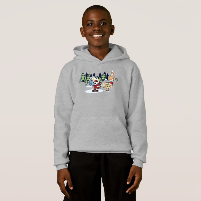 Panda Skateboarder Christmas Design (Front Full)