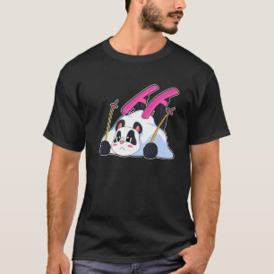 Panda Skier Ski Winter sports T-Shirt