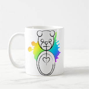 panda splatz. coffee mug