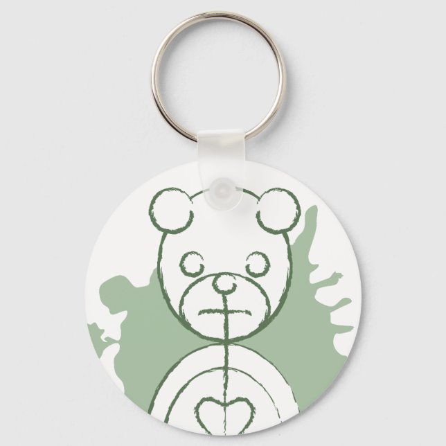 panda splatz. key ring (Front)