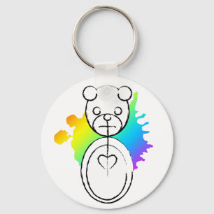 panda splatz. key ring