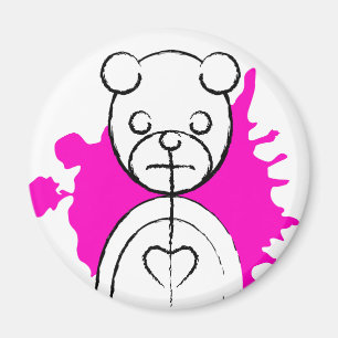 panda splatz. magnet