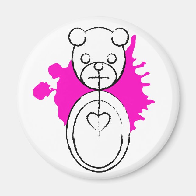 panda splatz. magnet (Front)