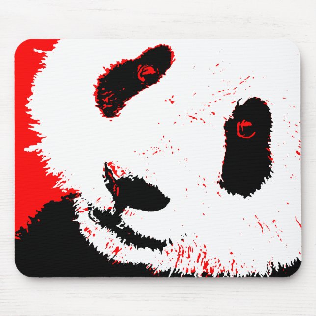 panda splatz. mouse pad (Front)