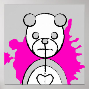 panda splatz. poster