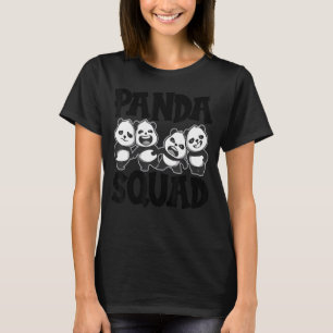 Panda Squad Zoo Animal   Bear For Men Women 5 T-Shirt