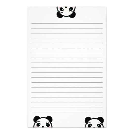 Panda stationery