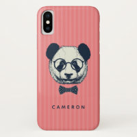 Panda Stripes | Add Your Name