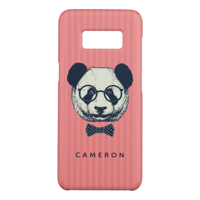 Panda Stripes | Add Your Name Case-Mate Samsung Galaxy Case (Back)