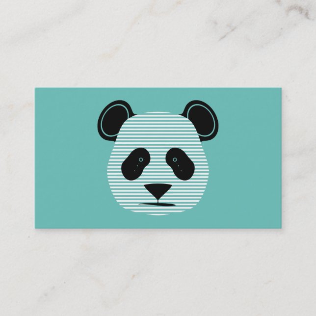 panda stripes business card (Front)