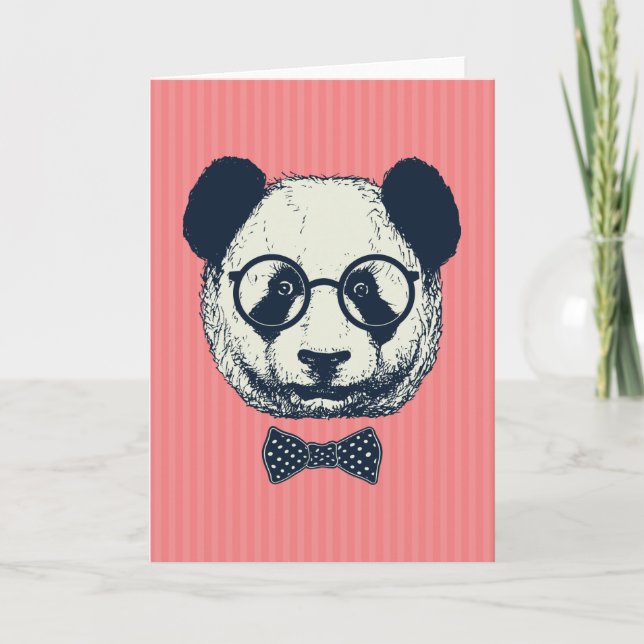 Panda Stripes Card (Front)