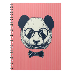 Panda Stripes Notebook