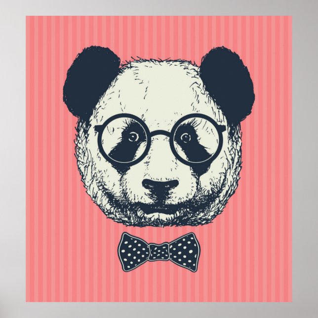 Panda Stripes Poster (Front)