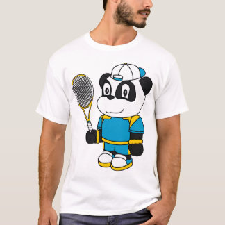 Panda - Tennis Player T-Shirt