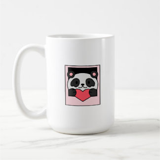 Panda that gives love coffee mug